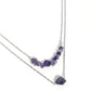 Chiseled Caliber - Purple Necklace