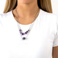 Chiseled Caliber - Purple Necklace
