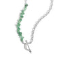 Chiseled Confidence - Green Necklace