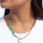 Chiseled Confidence - Green Necklace