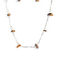 Chiseled Construction - Brown Necklace