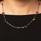 Chiseled Construction - Brown Necklace