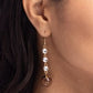 Classy Cadence - Brown Earring