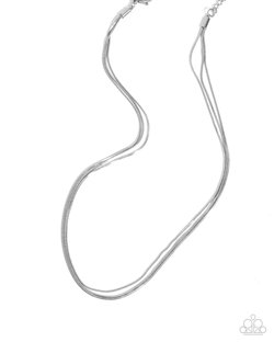 Classy Companion - Silver Necklace