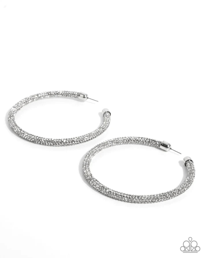 Classy Condition - White Earring