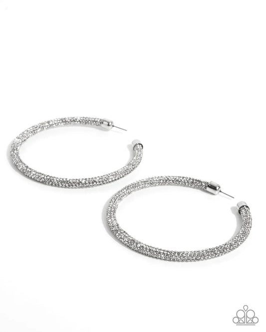 Classy Condition - White Earring