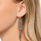 Classy Curves - Orange Earring