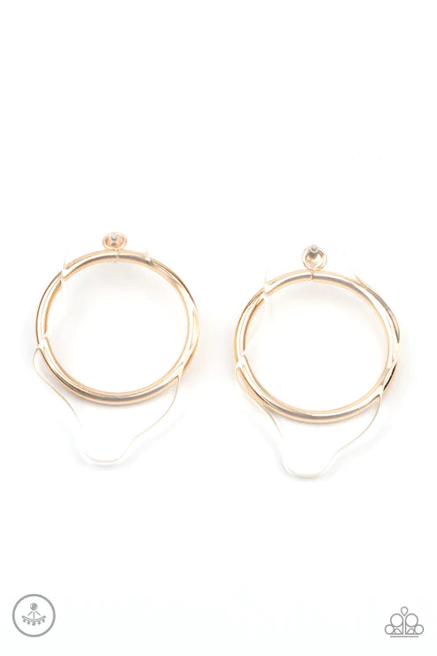 Clear The Way - Gold Earring