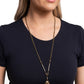 Coarse Change - Purple Necklace