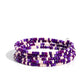 Coiled Candy - Purple Bracelet