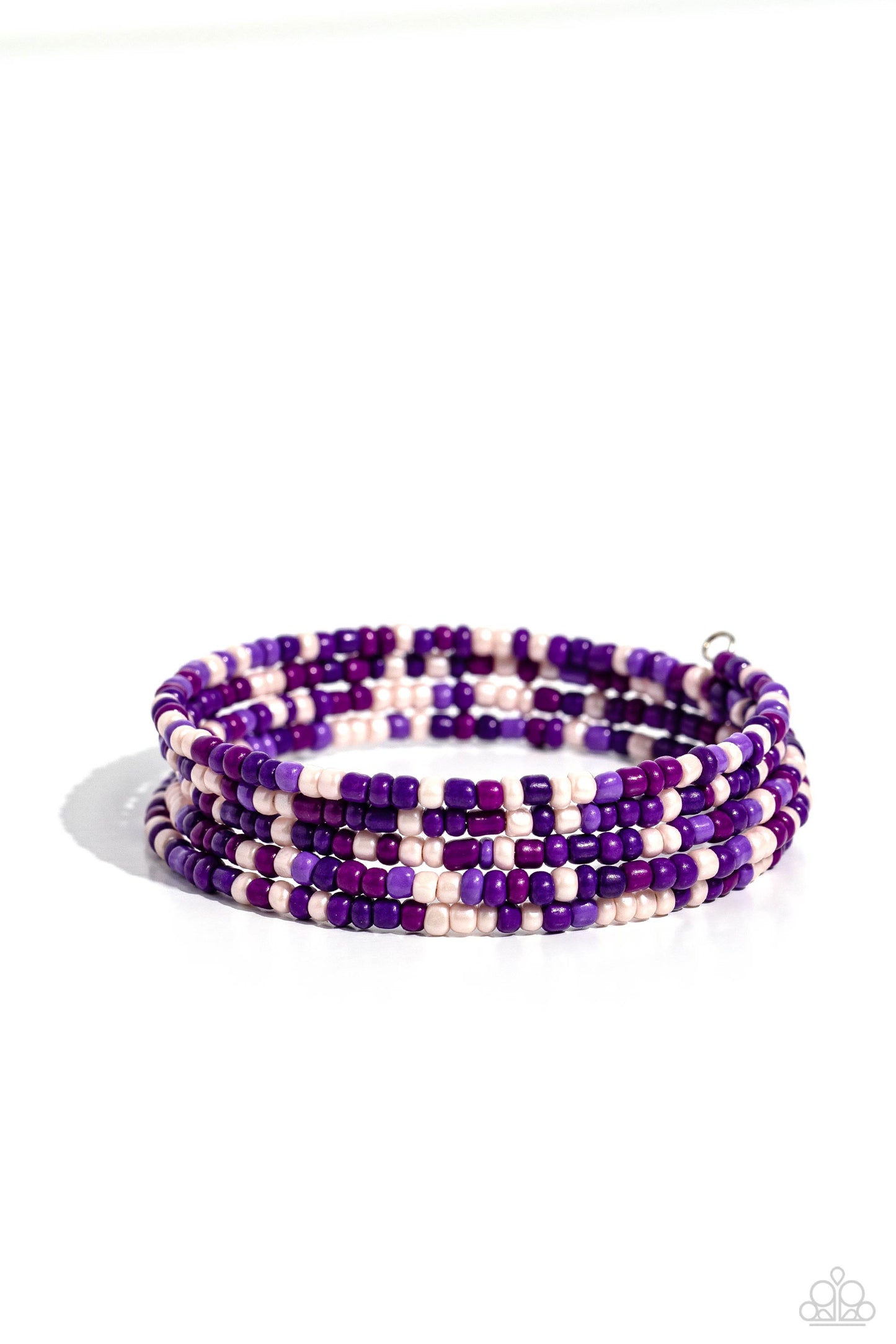 Coiled Candy - Purple Bracelet