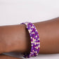 Coiled Candy - Purple Bracelet