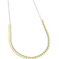 Colored Cadence - Yellow Necklace