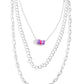 Colorful Cadet - Purple Necklace
