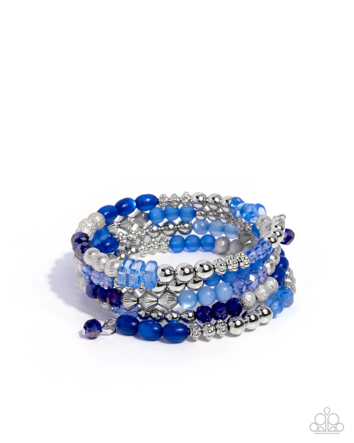 Colorful Compromise - Blue Bracelet