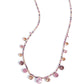 Colorful Countess - Pink Necklace