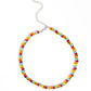 Colorfully GLASSY - Red Necklace