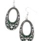 Colorfully Moon Child - Green Earring