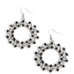Combustible Couture - Black Earring