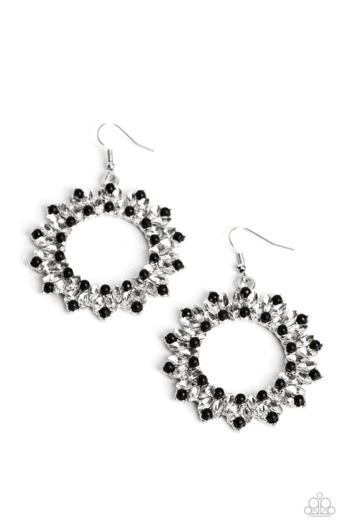 Combustible Couture - Black Earring