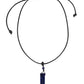 Comes Back ZEN-fold - Blue Necklace