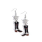 Compelling Cowboy - Black Earring