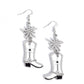 Compelling Cowboy - White Earring
