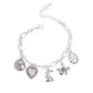 Eclectic Easter - Silver Necklace and Extensive Easter - Silver Bracelet - Complete Look