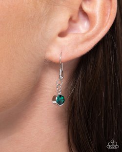 Confident Cascade - Green Necklace