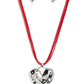 Confident Courtship - Red Necklace
