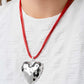 Confident Courtship - Red Necklace