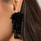 Congratulatory Charm - Black Earring