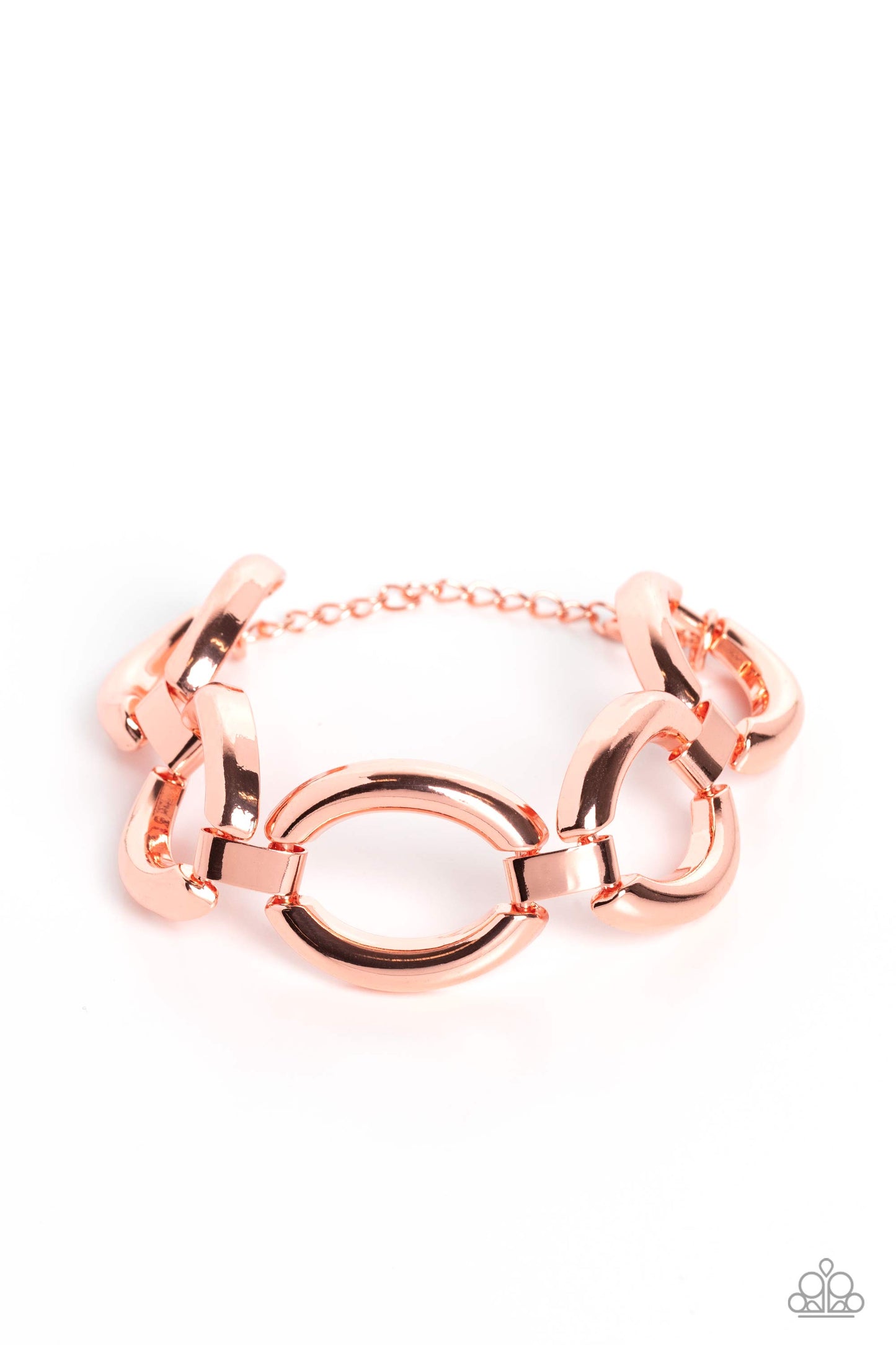 Constructed Chic - Copper Bracelet