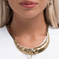 Coquette Cause - Brass Necklace