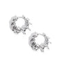 Corkscrew Chic - Silver Earring