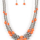 Country Road Trip - Orange Necklace