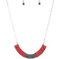 Coup de Mane - Red Necklace