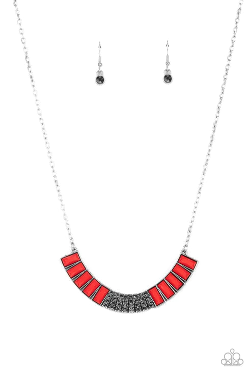 Coup de Mane - Red Necklace