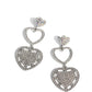 Couples Celebration - White Earring