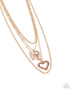 Courting Caliber - Gold Necklace