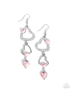 Courting Cascade- Pink Earring