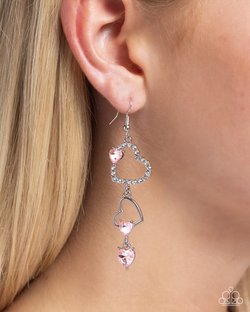 Courting Cascade- Pink Earring