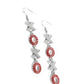 Courting Change - Bracelet and XOXO Stream - Earring - Red - Complete Look