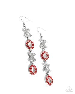 Courting Change - Bracelet and XOXO Stream - Earring - Red - Complete Look