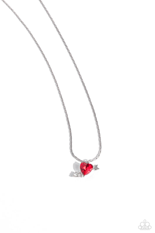 Courting Cupid - Red Necklace