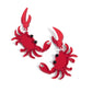 Crab Couture - Red Earring