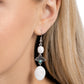 Creative Cascade - White Earring