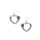 Crisscross Courtship - Black Earring