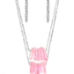 Crystal Catwalk - Pink Necklace