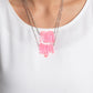 Crystal Catwalk - Pink Necklace